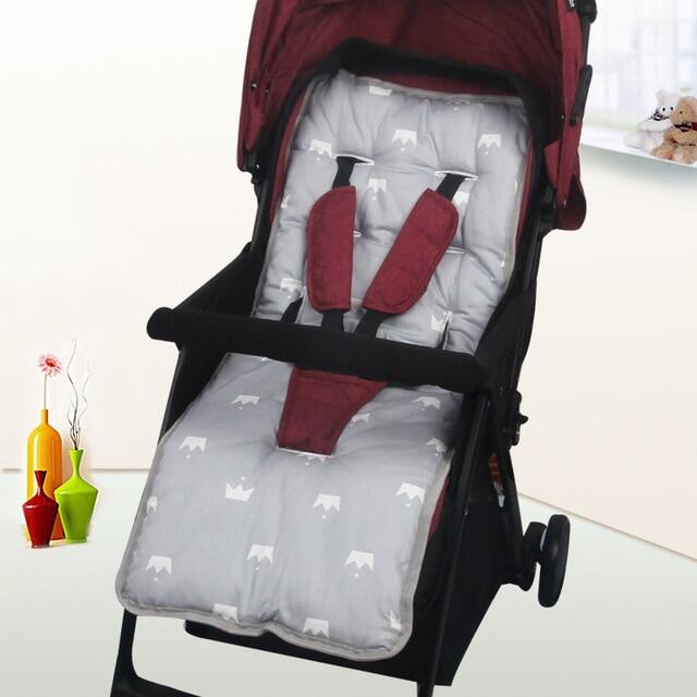 รถเข็นเด็กทารกเบาะรองนั่งหมอนผ้าฝ้าย Mat ที่นั่งรถเข็นเด็ก Mat อุปกรณ์เสริมรถเข็นเด็ก Soft Warm Carriage