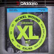 D'Addario EXL170 Nickel Wound 4 String Electric Bass Guitar