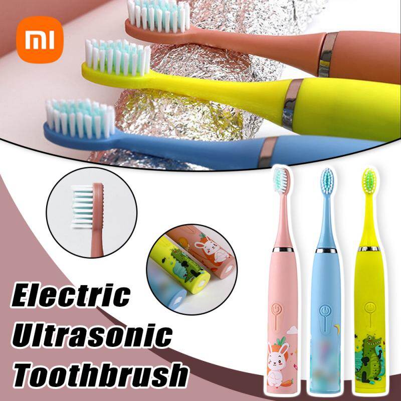 Thích hợp cho Xiaomi có thể thay thế bàn chải đánh răng chạy điện trẻ em bàn chải đánh răng điện siêu âm bàn chải đánh răng chạy điện với phí đầu bàn chải bàn chải đánh răng hoạt hình cho bé