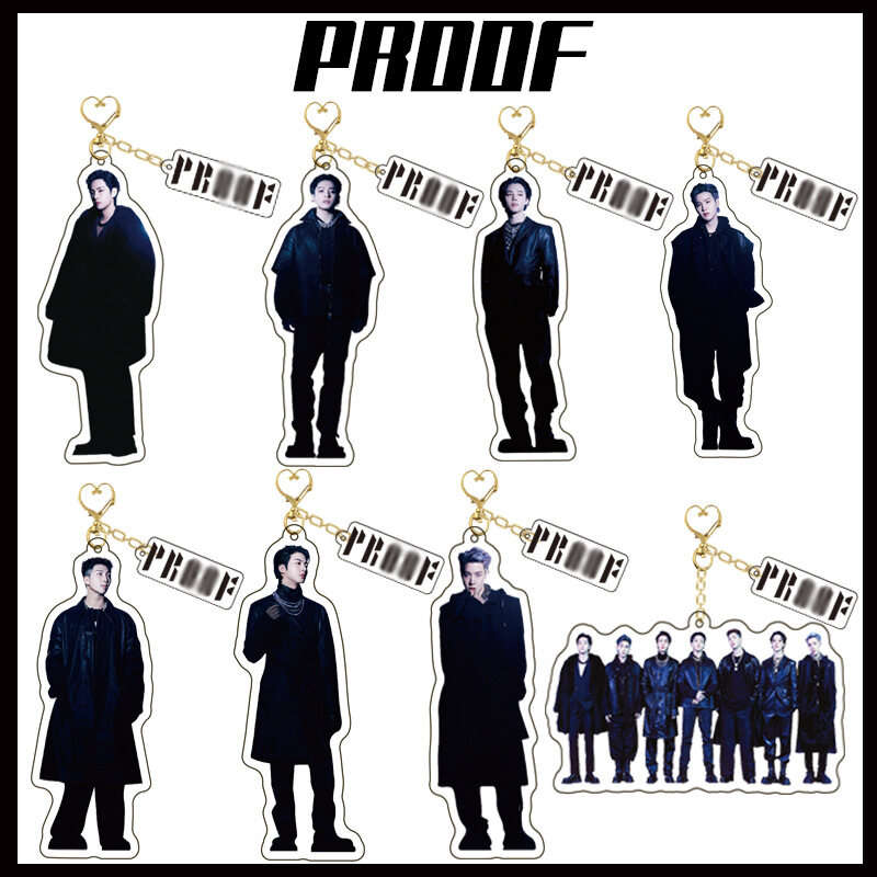 Móc khóa kpop bts móc chìa khóa acrylic chống thấm v jungkook quà tặng móc chìa khóa