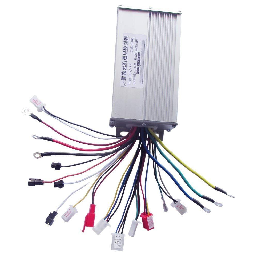 Zmbwnh bộ điều khiển xe đạp điện 36v/48v 60v 500w bộ điều khiển điện bldc chế độ kép không chổi than cho xe đạp điện/xe tay ga/xe đạp