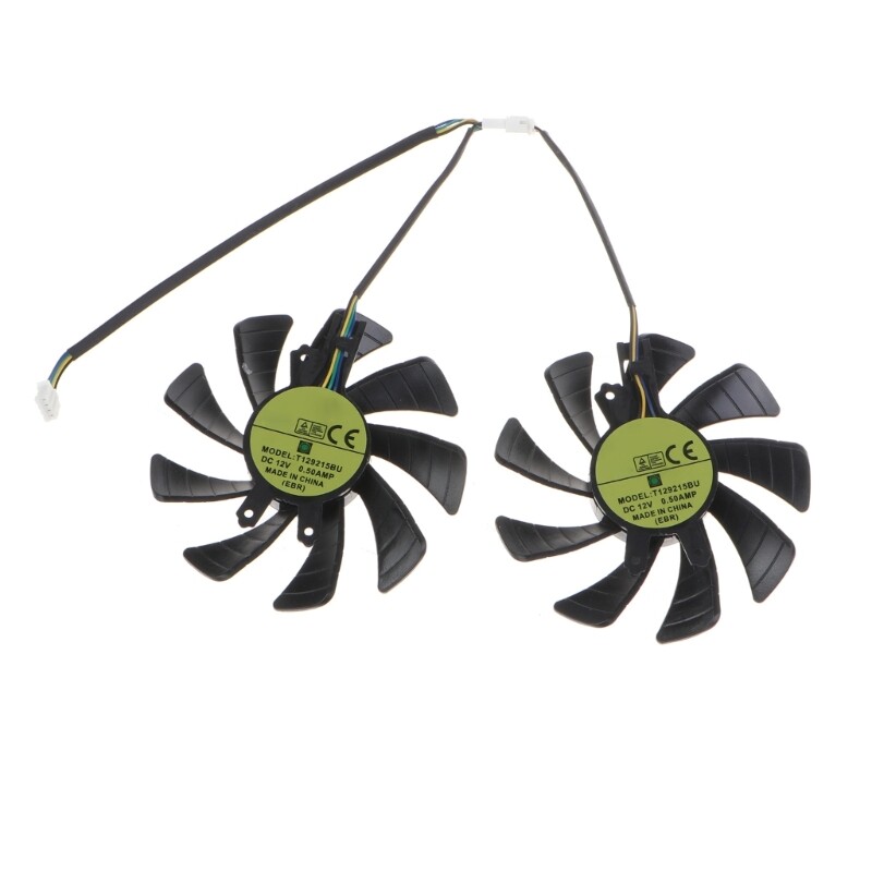 [Hàng Mới Về] 2 cái 86mm/3.39in t129215bu 4Pin 12V 0.50A VGA fan hâm mộ tản nhiệt Card đồ họa cho Galaxy gtx660 660ti 670 680 fan hâm mộ