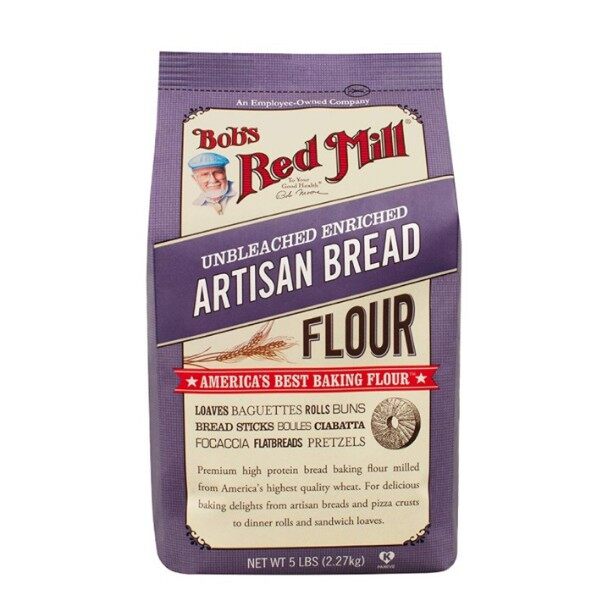 Bột làm bánh mì artisan bread flour bob's red mill 2.27kg