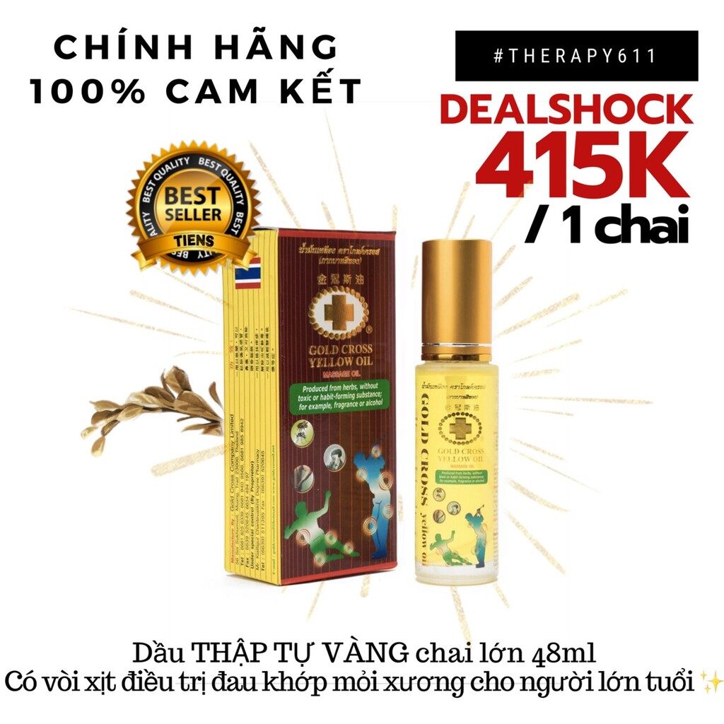 Dầu thập tự vàng thái lan 48ml