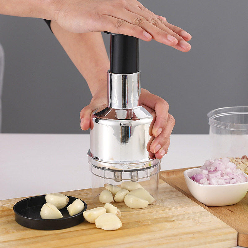 Multi-Function Garlic Cutter Vegetable Cutter Manual Clap Knife Kitchen