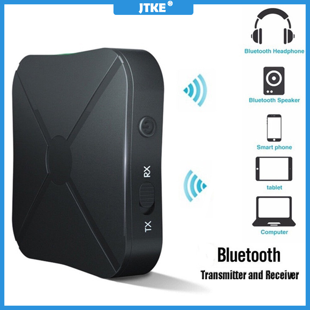 JTKE 2 Trong 1 Không Dây Bluetooth 4.2 Âm Thanh Receiver Transmitter T V Xe Receiver Âm Nhạc 3.5Mm Âm Nhạc Adapter Cho Tai Nghe