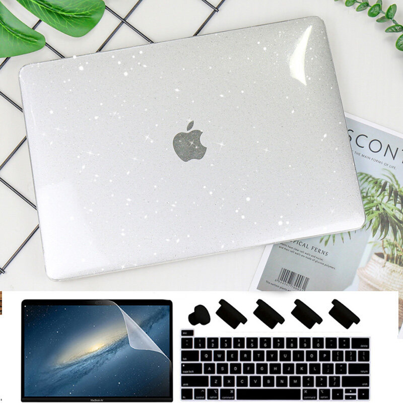 Ốp Máy Tính Xách Tay Gypsophila Lấp Lánh Cho 2022 2023 MacBook Air M2 13 A2179 A2337 M1ốp Cho Macboo