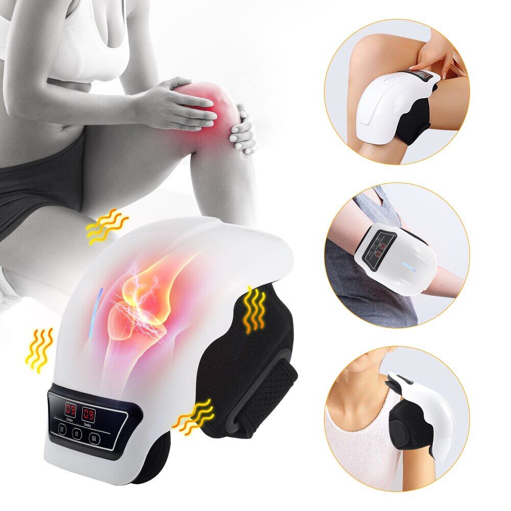 Mát xa đầu gối máy mát xa thư giãn đầu gối nén nóng thông minh máy mát xa vai khuỷu tay hồng ngoại bằng laser làm nóng ngải cứu giảm đau khớp