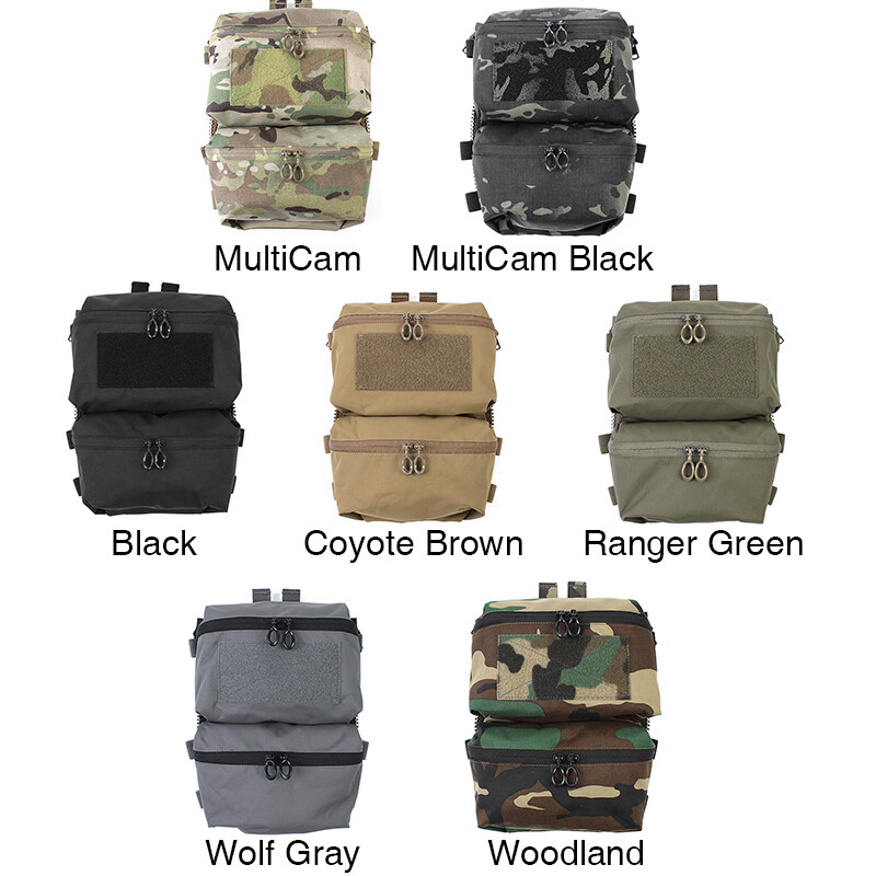 IDOGEAR Tactical Back Panel Pouch PEW TACTICAL FERRO STYLE Back 