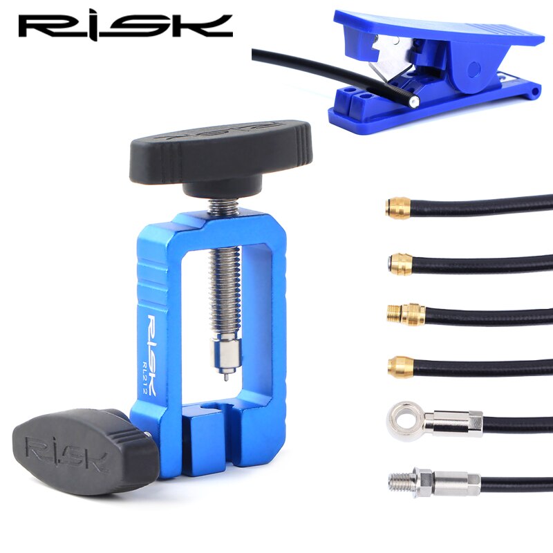 Risk dụng cụ lắp đặt ống dẫn dầu xe đạp đường trường leo núi dụng cụ đẩy đĩa dầu phanh dầu đầu chữ t