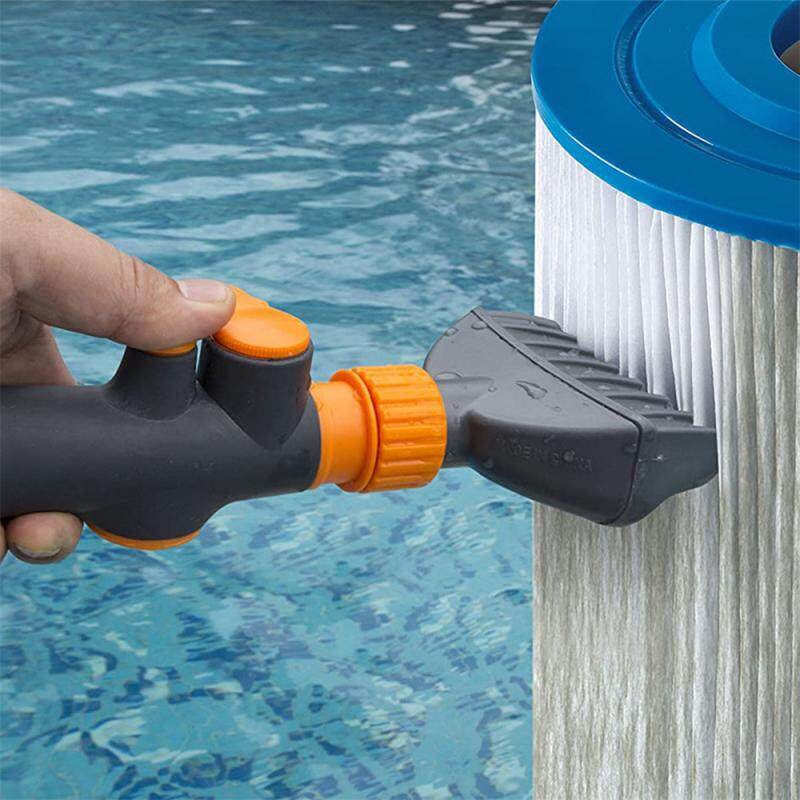1PC Bộ lọc bể bơi Cleaner đỏ bừng công cụ bàn chải cầm tay hồ bơi làm sạch essories cho bộ lọc bể bơi bơi làm sạch bộ lọc bàn chải