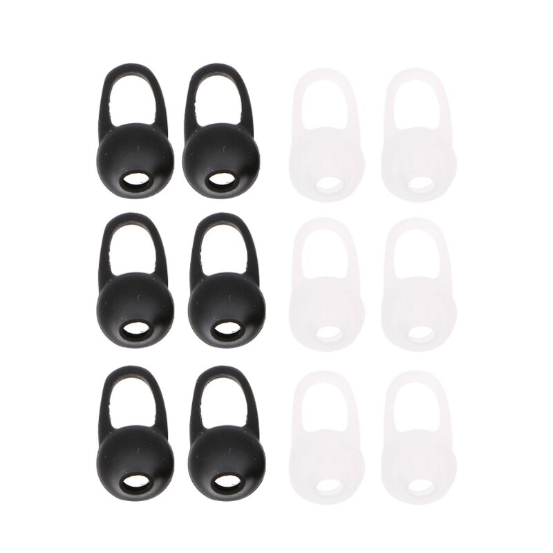 12 Pieces Universal Silicone Earbuds Premium Covers with Ear Hook Headset