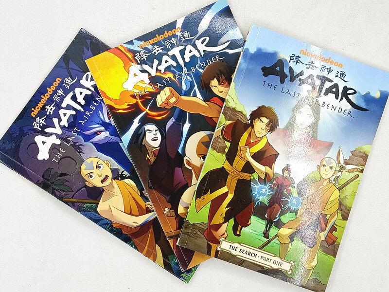 [3 Cuốn/Bộ] Nickelodeon Avatar: The Last Airbenderthe Seach Part1/Part 2/Part 3