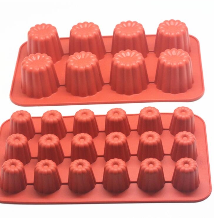 Khuôn Bánh Canele Khuôn Bánh Canneles Bằng Silicon Khuôn Nướng Bánh Hình Tròn Xoắn Ốc Hình Trái Tim Tình Yêu Hình Tròn Hình Chữ Nhật Cho Bánh Ngọt