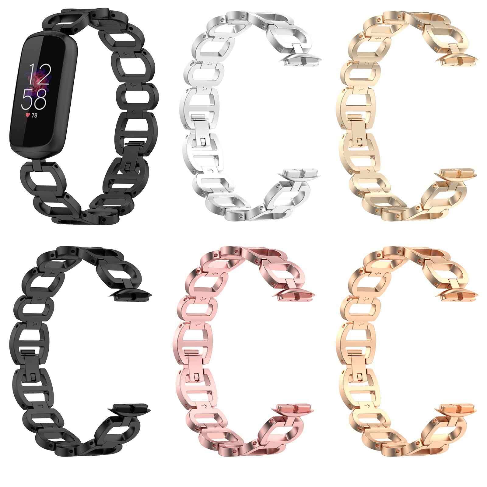 WatchBand Strap for Fitbit Luxe Smartwatch Bracelet Metal Band Stainless Steel Wrist Strap for Fitbit luxe Special Edition Wristband Belt