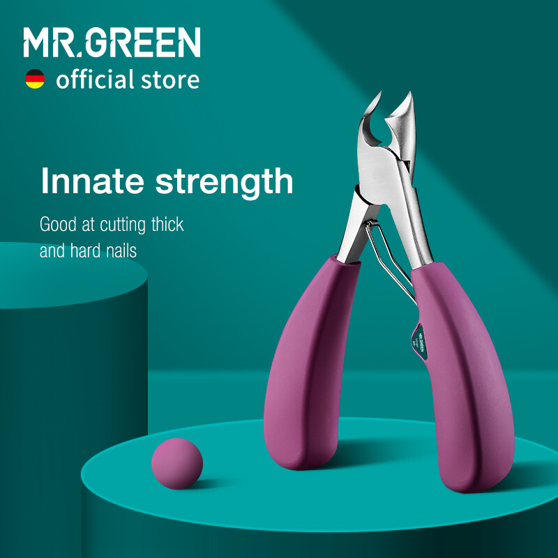 MR.GREEN Nail Clipper Thép Không Gỉ Mọc Ngược Móng Chân Clipper Tốt Trong Việc Cắt Móng Tay Dày Và Cứng Móng Chân Công Cụ Làm Móng Tay