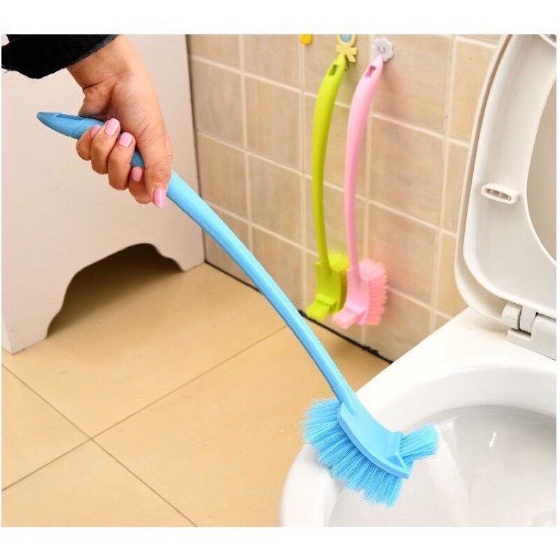 Bàn chải cọ nhà tắm toilet 2 đầu tiện lợi