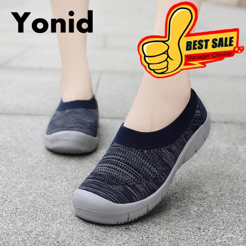 Yonid ขนาด 35-42 รองเท้าผ้าใบสตรีกลางแจ้งรองเท้าลำลองสำหรับสตรีกีฬารองเท้า