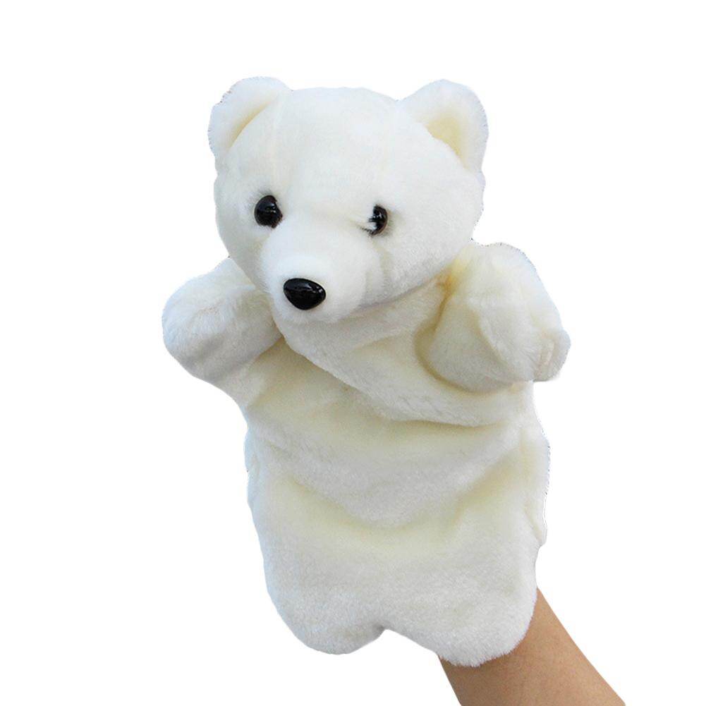 Cute Plush Bear Animal Hand Puppet Doll Intelligent Parent-Child Toy Kids Gift