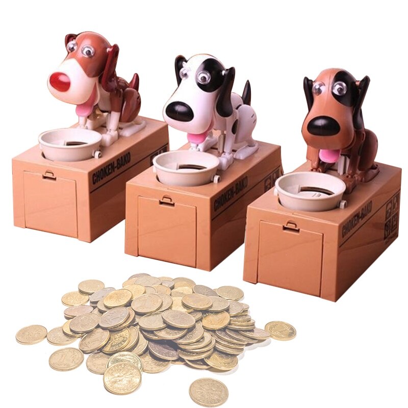 Huahua grocery Automated Dog Piggy Bank Save Money Box Saving Money Pot