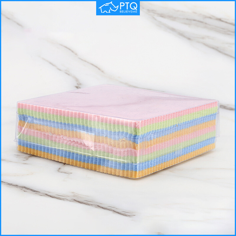 PTQ Fine Fiber Wipe Maintenance Cloth Glasses Cloth Watch Cloth Jewelry Cloth Double-sided Velvet 100PCS