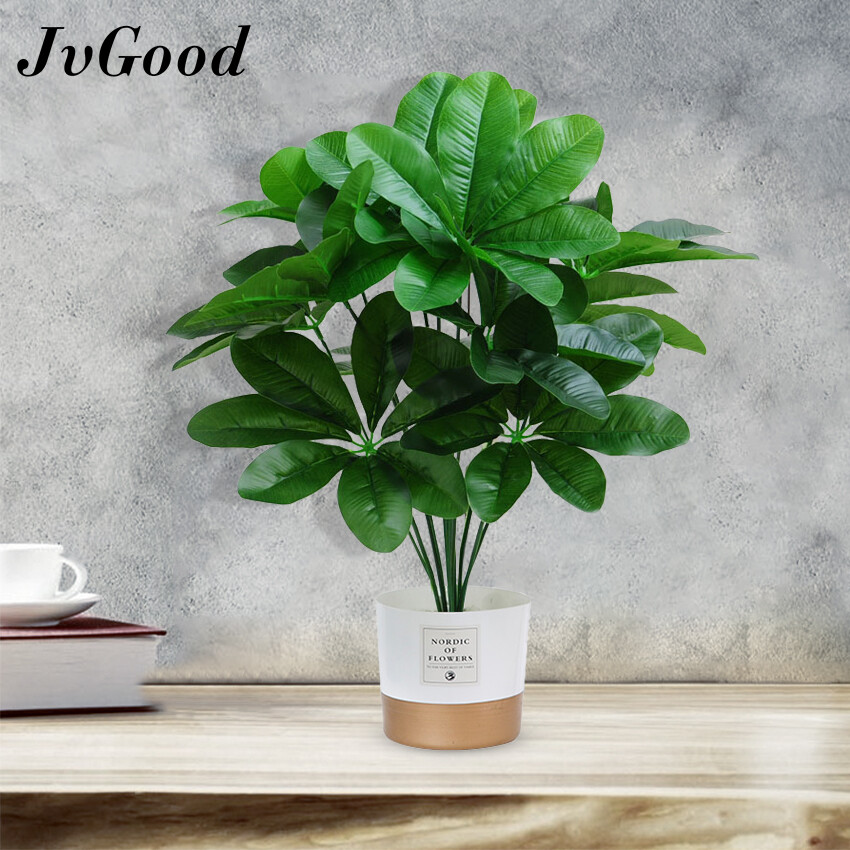 JvGood Mô phỏng thực vật nhân tạo Trang trí chậu màu xanh lá cây giả thực vật nhân tạo thực vật nhân tạo thực vật thực vật bằng đàn Bouquet Trang trí nhà máy trang trí nhà