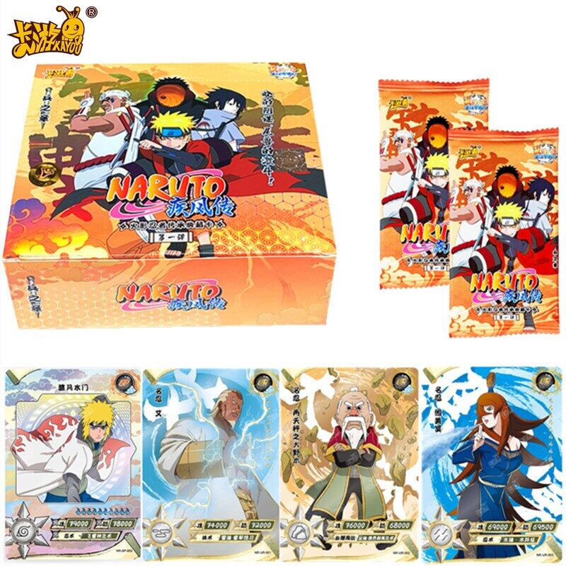 5/25/50PCS KAYOU Naruto Collection Cards Tire2 Wave1 Full Set Booster Box Kayou Uzumaki Uchiha Anime Playing Game Cartas Gift