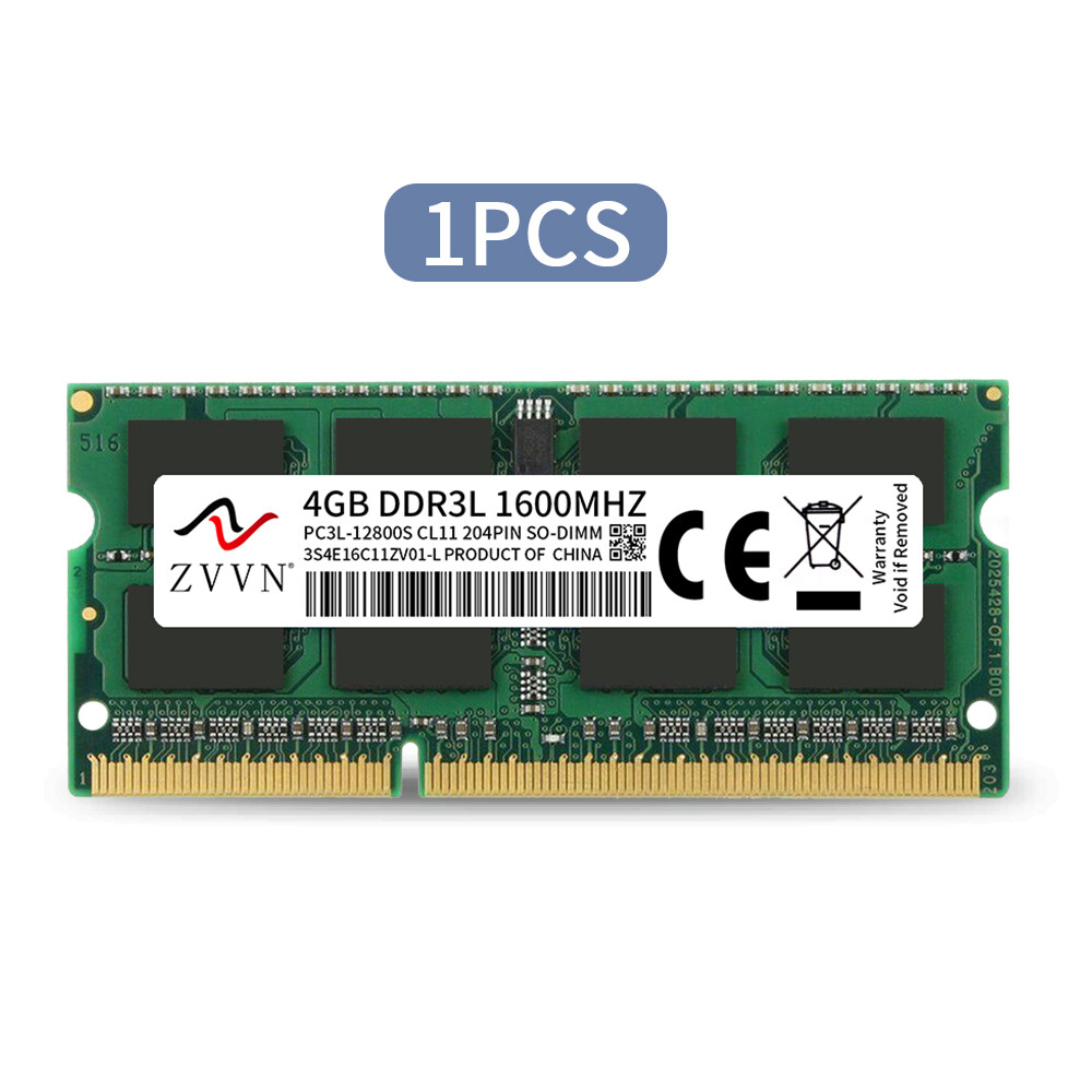 Notebook Memory ZVVN 4GB DDR3L 1600 MHz PC3L-12800 RAM for HP PAVILION 15