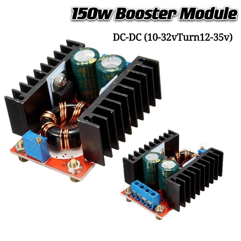 Bộ chuyển đổi điện áp 6a dc tăng áp 150w 10-32v sang 12-35v mô đun sạc điện áp tăng áp biến tần nguồn điện