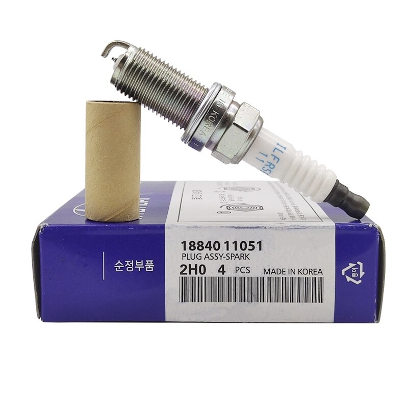 HOT W 4pcs 18840 11051 ILFR5B11 Laser Iridium Spark Plug For HYUNDAI