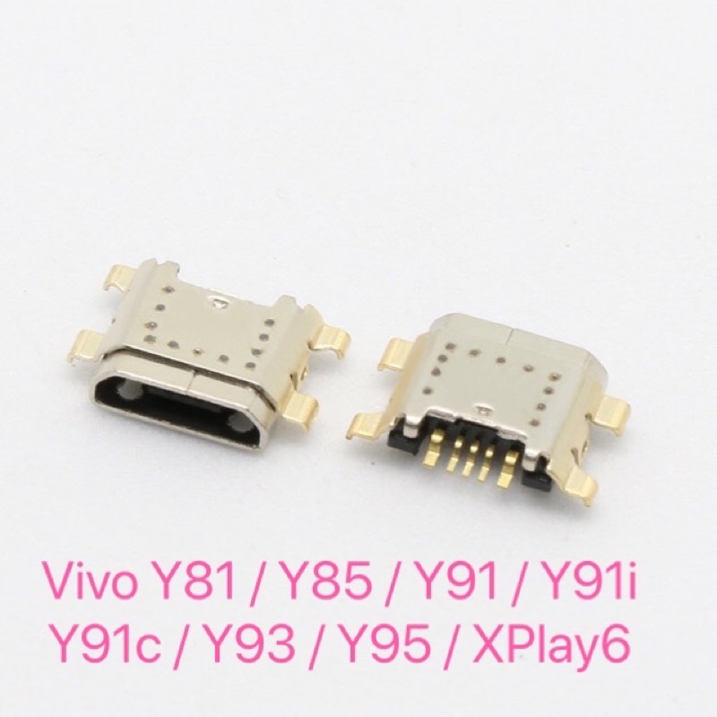 5-30pcs USB Plug In Charging Charger Port For Vivo Y81 / Y85 / Y91 / Y91i / Y91c / Y93 / Y95 / Xplay6 Charging Pin Dock Connector