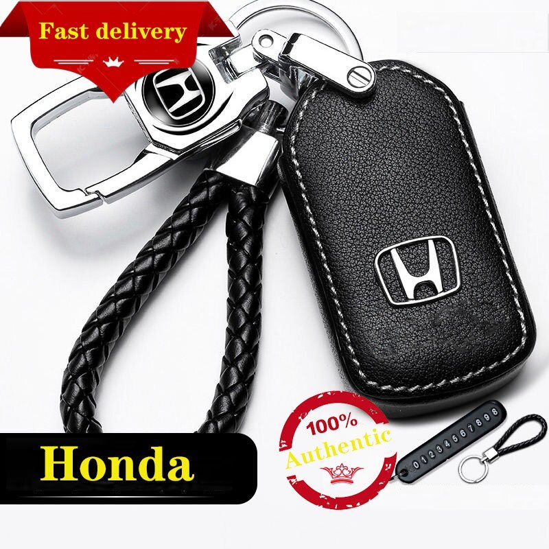Sp bao da đựng chìa khóa honda móc khóa cho hrv jazz brv crv city accord civic giá đỡ chìa khóa xe hơi từ xa không chìa