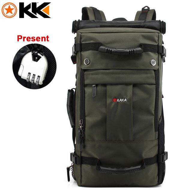 KAKA 40L Nam Chống Thấm Nước Công Suất Lớn Ba Lô Chức Năng Hành Lý Du Lịch Đeo Vai