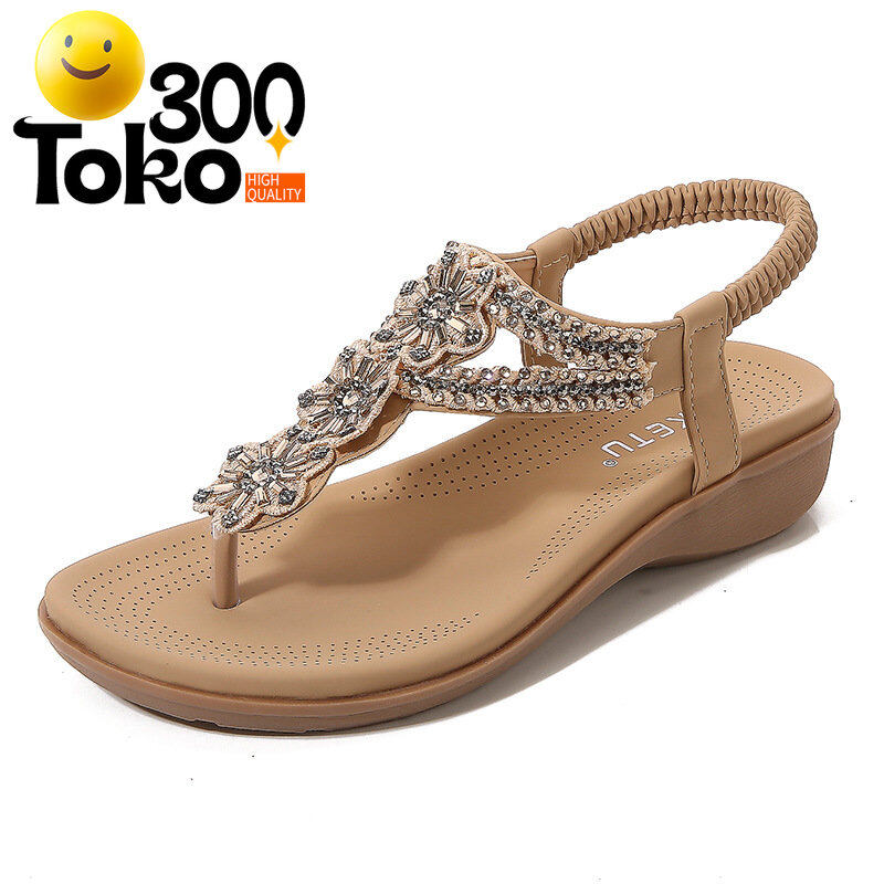 Xăng đan nữ 300toko thiết kế độc lập phong cách dân tộc ot-0029
