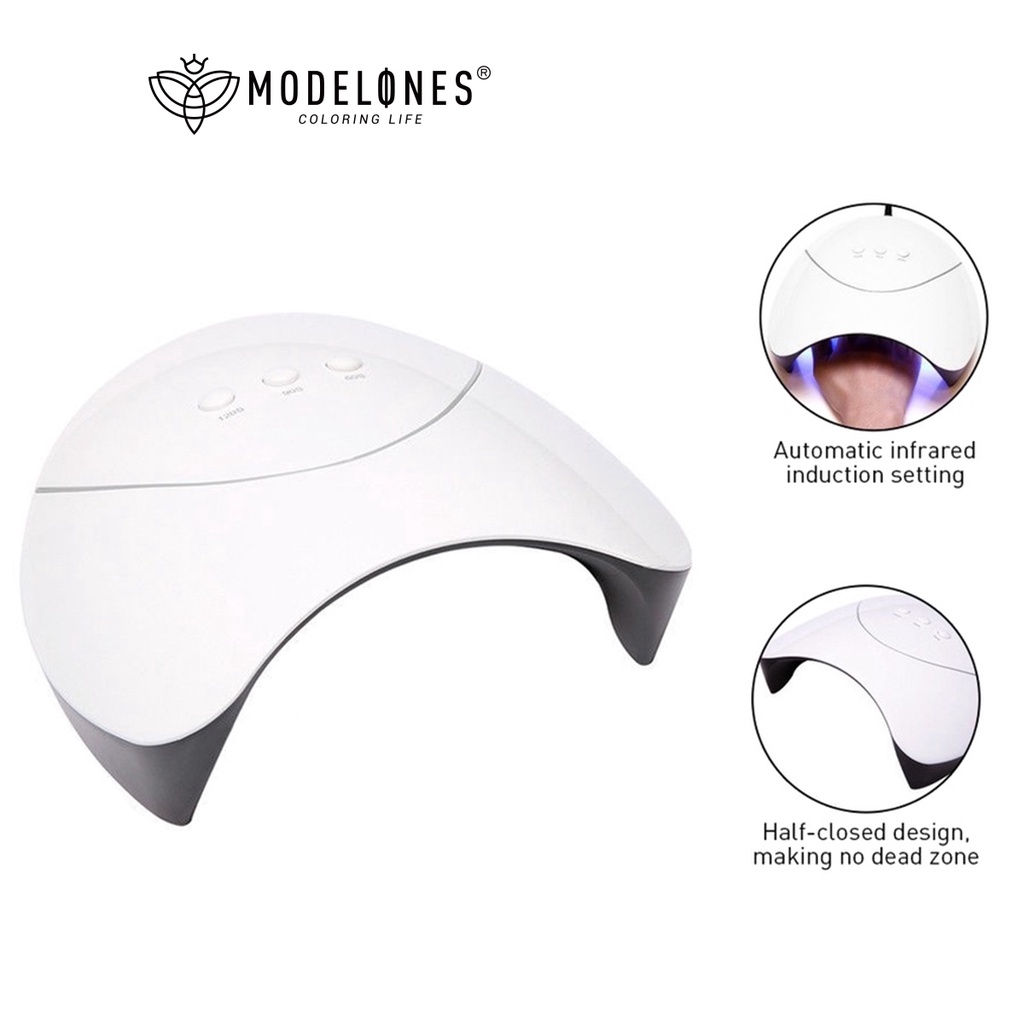 Modelones 36W Z3 12 UV LED Nail Dryer Lamp DIY Manicure Tools Devices Nail Art Gel Curing Sensor 3 Timer Setting USB