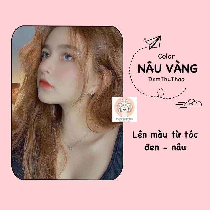 Thuốc nhuộm tóc màu nâu vàng