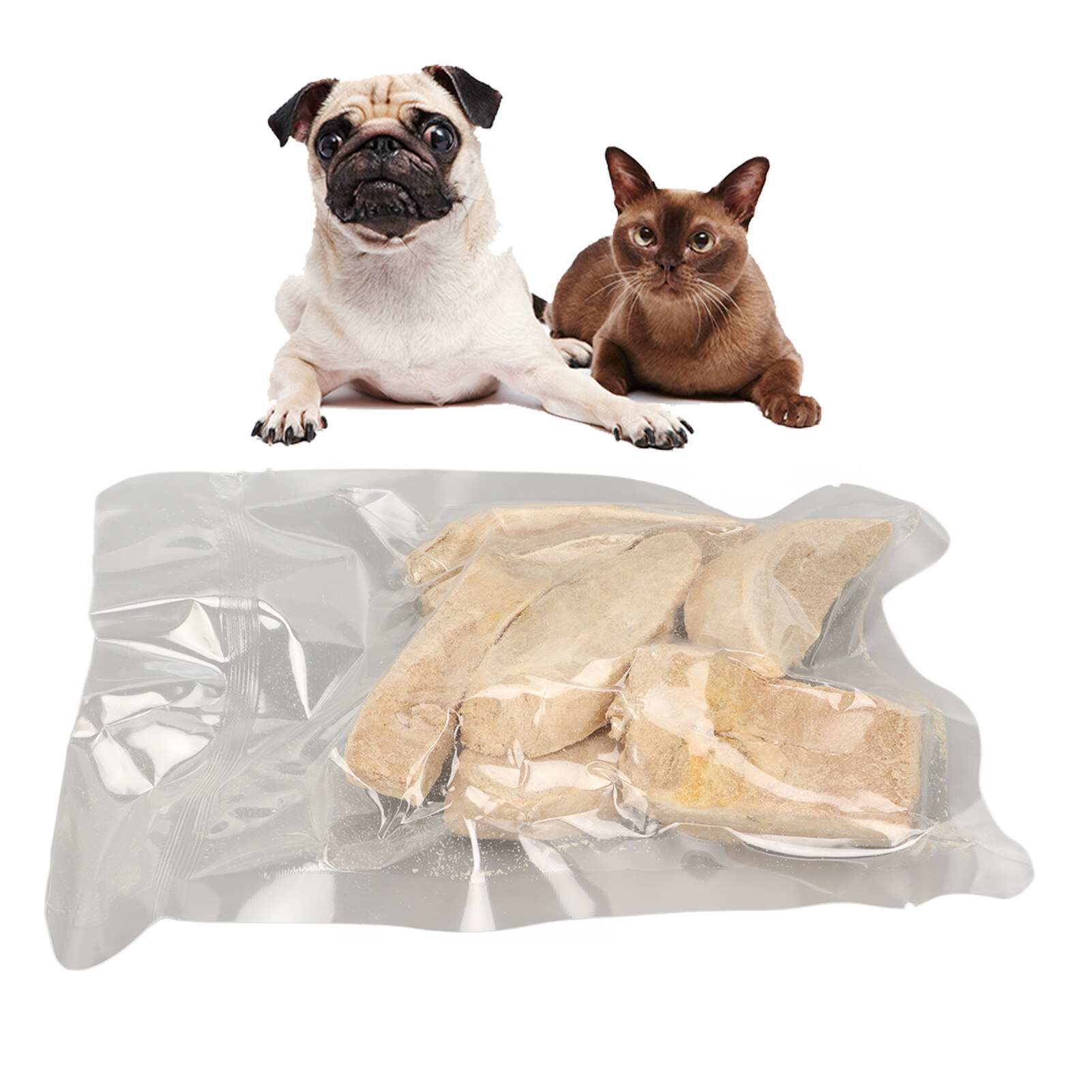 Khô Đông lạnh vịt miếng protein cao dễ tiêu hóa khô Đông lạnh vịt huấn luyện chó cho chó