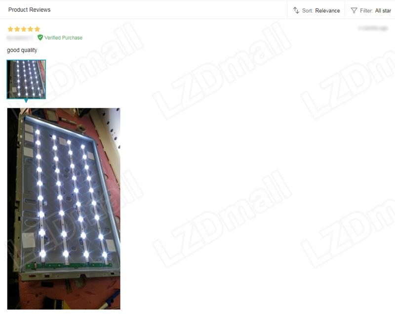 Lot De 5 LEDs Lextar 3030 1W Blanc Froid - Pour Rétroéclairage TV - Neuf