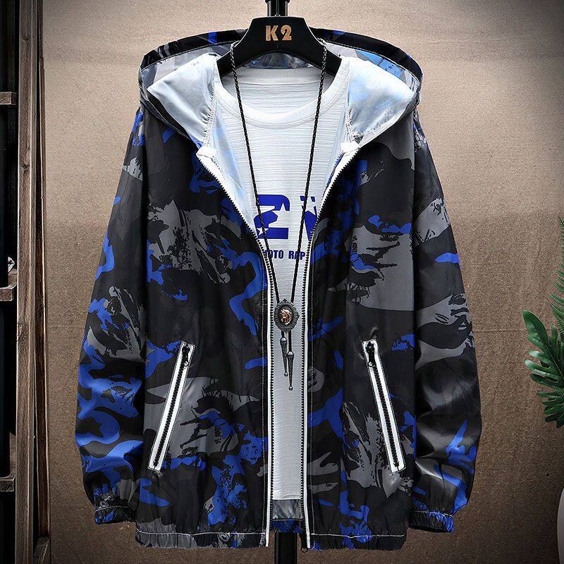 New Summer Sun Protection Clothing Men's UV Protection Skin Coat Thin Breathable Men's Fishing Sun Protection Clothing