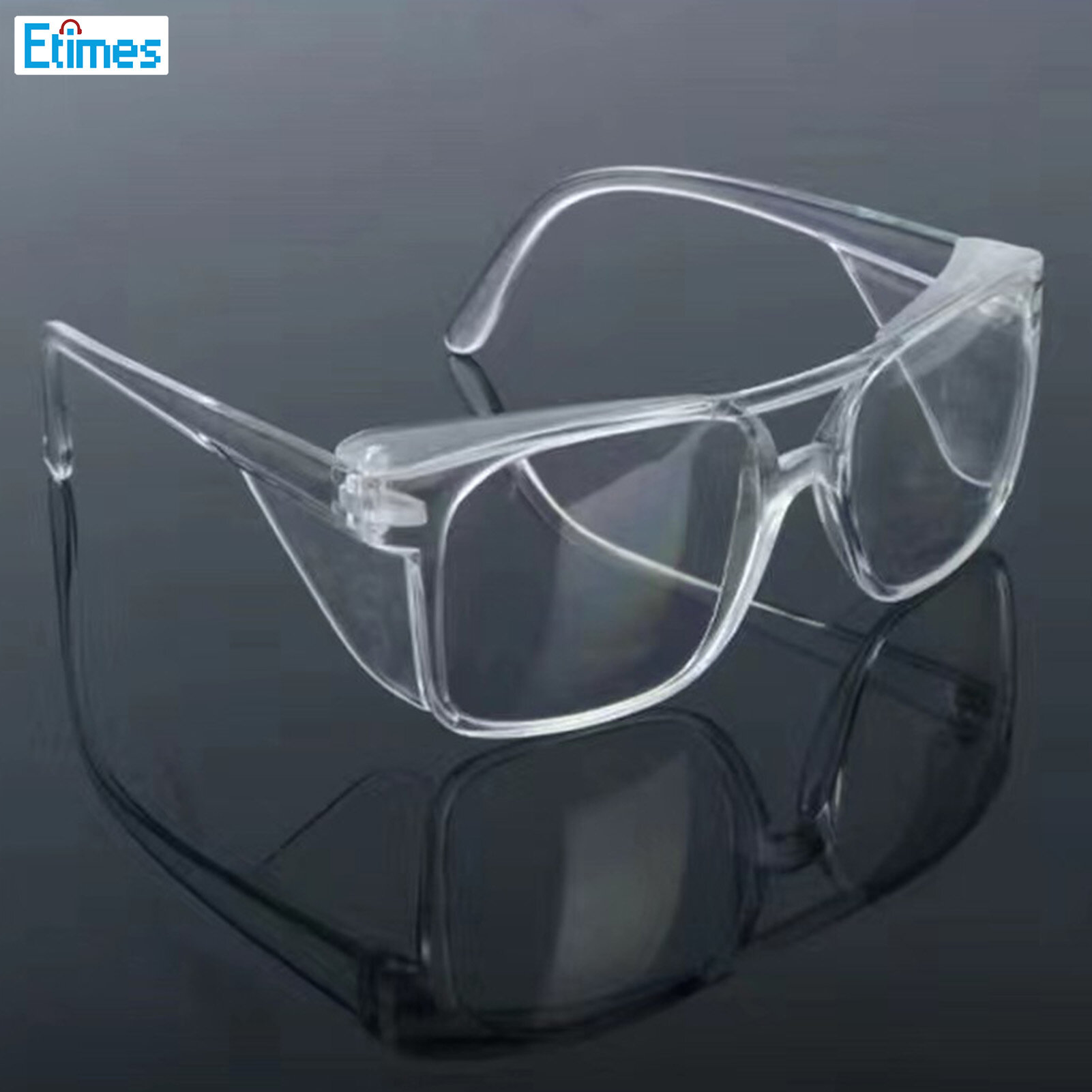 Etimes phong cách kính bảo vệ an toàn với Side Shields kính trong suốt bảo vệ mắt Eyewear cho làm việc phòng thí nghiệm xây dựng