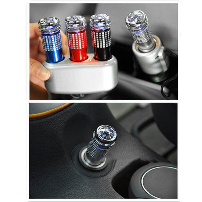 1 ชิ้นมินิเครื่องฟอกอากาศในรถยนต์ 12 โวลต์มินิออโต้คาร์เฟรชแอร์ไอออนไอออนิกเครื่องฟอกออกซิเจนบาร์โอโซนทำความสะอาด Ionizer ยานพาหนะอากาศสดชื่น