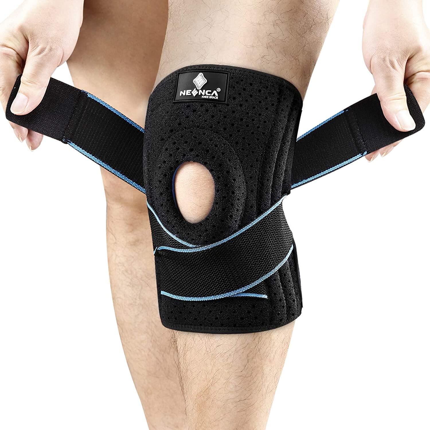 Nẹp Đầu Gối Chuyên Nghiệp, Băng Bó Đầu Gối Hỗ Trợ Cho Nam Nữ Có Miếng Gel Xương Bánh Chè & Chất Ổn Định Bên Hông, Dây Đeo Đầu Gối Xương Bánh Chè Thể Thao Điều Chỉnh Được Đồ Bảo Vệ Tập Thể Dục Chạy Bộ Hỗ Trợ Đầu Gối 1 Chiếc