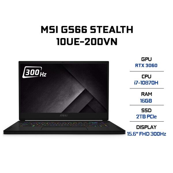 Laptop msi gs66 stealth 10ue-200vn