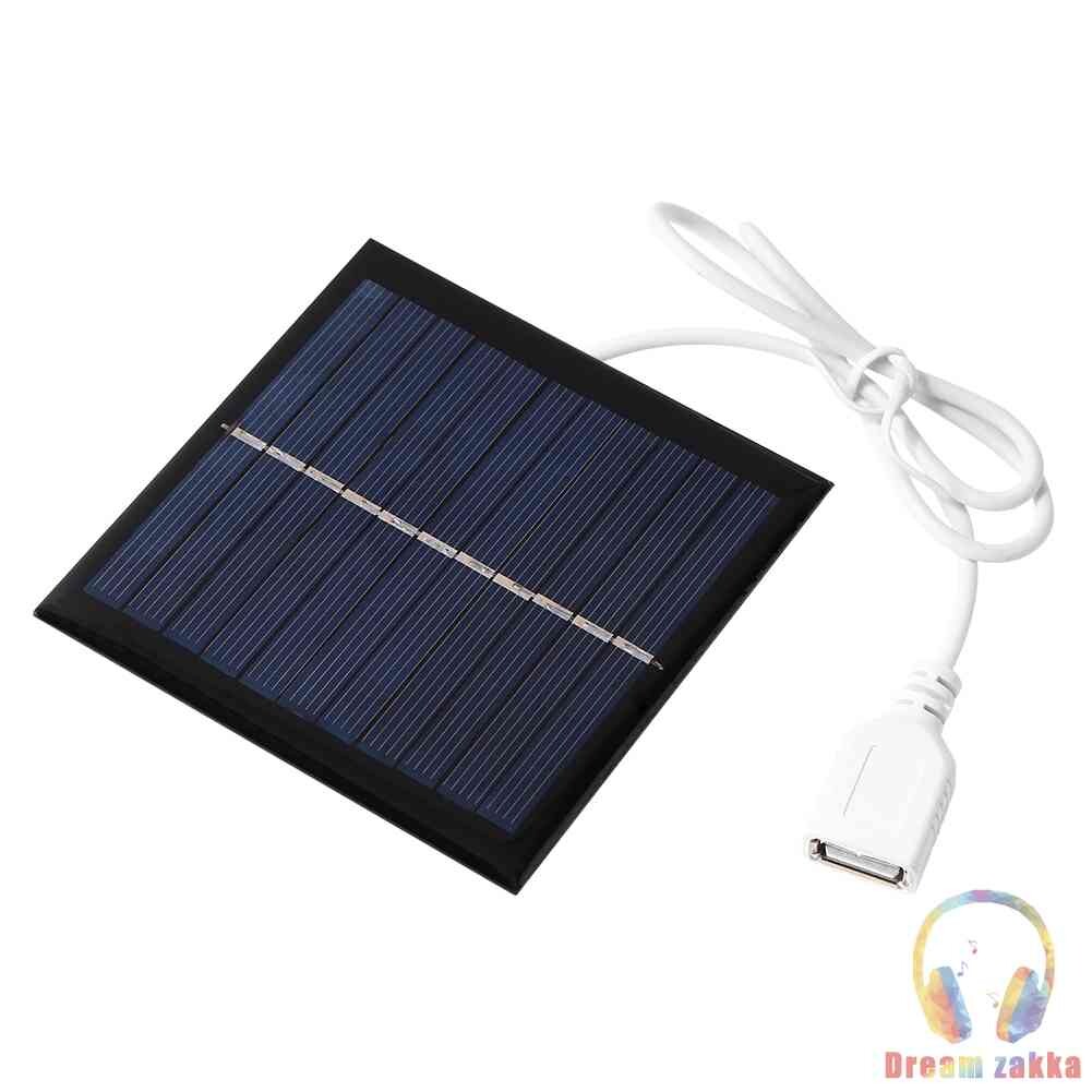 1W 5.5V USB Mini Solar Panel for DIY Phone Power Bank Fan Cell Chargers