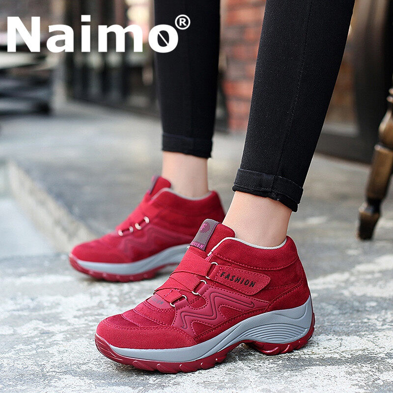 Naimo Đi Bộ Đường Dài Giày Nữ Ngoài Trời Thường Ngày Giày Sneaker Thời Trang Giày Thể Thao Có Lót Đệm Tăng Giày Lười Giày Nhảy Cỡ 35-41
