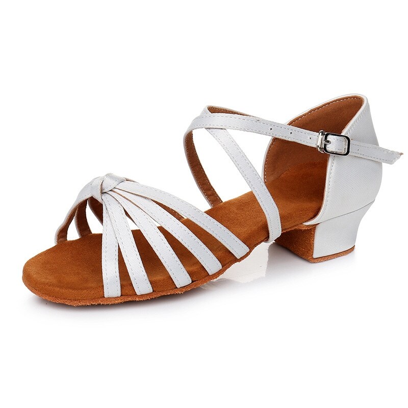 [Hot] Dance Shoes Woman Salsa Latin Dance Shoes Children Kids Dance Sneakers Ballroom Dance Shoes For Girls Soft Latin Shoes