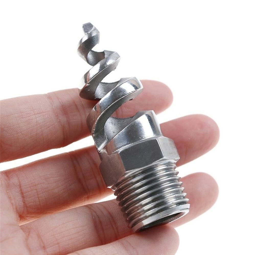 Đầu phun xoắn ốc phi 27mm inox 316