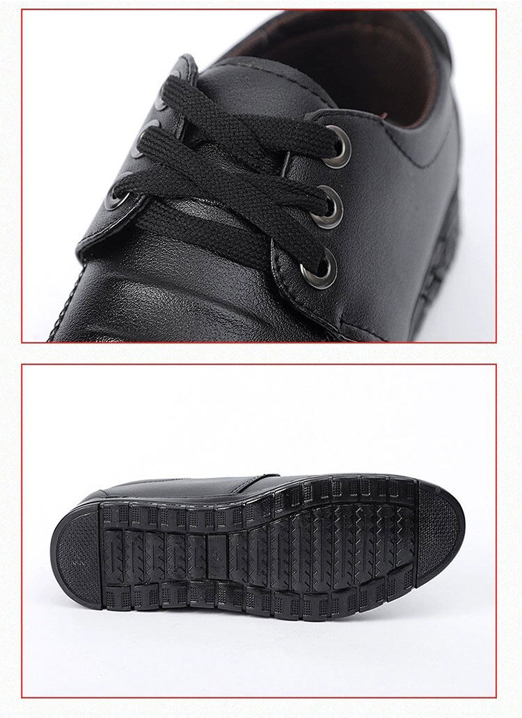 AOKANG Leather shoes mens business formal wear breathable mens