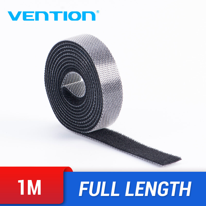 Vention Dây Trói Cable Magic Strip - Dây Buộc Tập Hợp Dây Nhợ Đa Năng Tự Cắt Dán Dính Lại Chống Rối