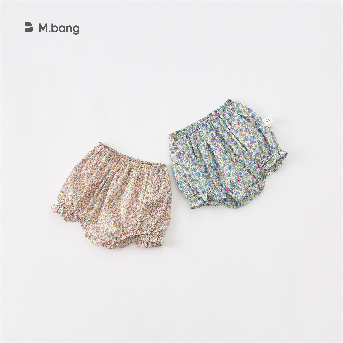 2023 Babycity Mùa Hè Phong Cách Hàn Quốc cô gái hoa hoa nhỏ quần quần trẻ